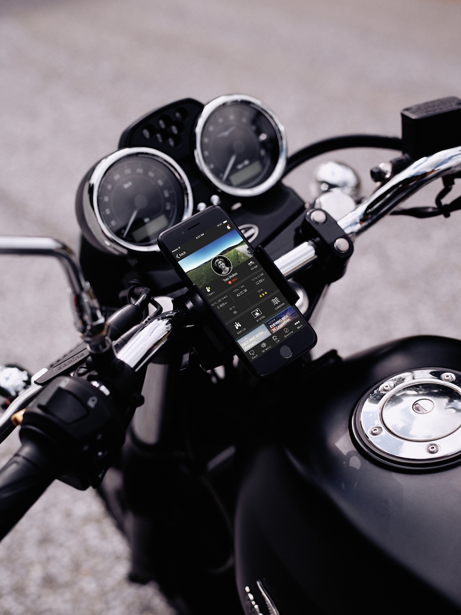 Profilescreen pro mockup motorrad